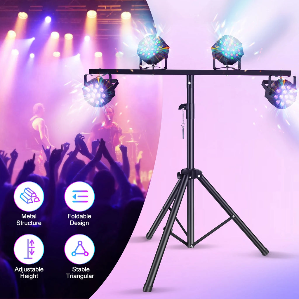 DJ Lighting Adjustable Tripod Universal Lighting Fixture