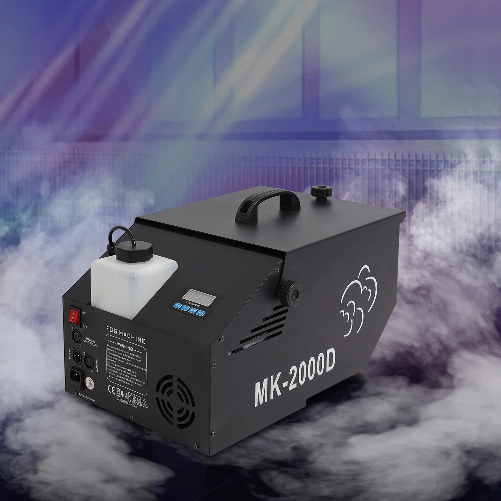 Low Lying Fog Machine 1200W with DMX & Wireless Remote