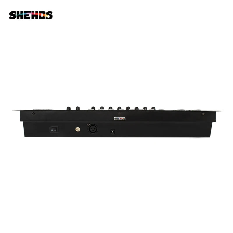 SHEHDS DMX512 Stage Light Controller Console — 192 Channel DMX Console with 8 Programmable Scenes for LED Par, Moving Head & Disco Lighting