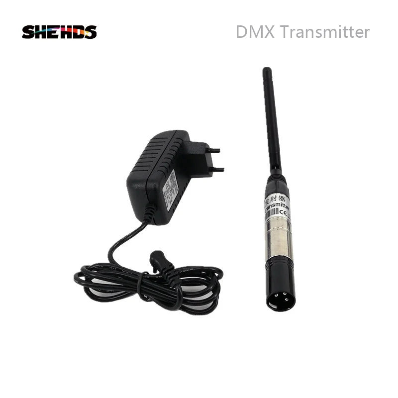 DMX Wireless 2.4G Transmitter & Receiver — 300M Range, 126 Auto-Hopping Channels (Receiver/Combo/Bundle)
