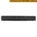 SHEHDS 8x12w Beam Moving Head RGBW 4in1 Bar Light For Stage Light Effect Professional DMX 512 Stage Light