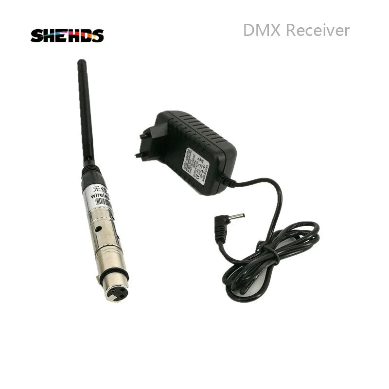 DMX Wireless 2.4G Transmitter & Receiver — 300M Range, 126 Auto-Hopping Channels (Receiver/Combo/Bundle)