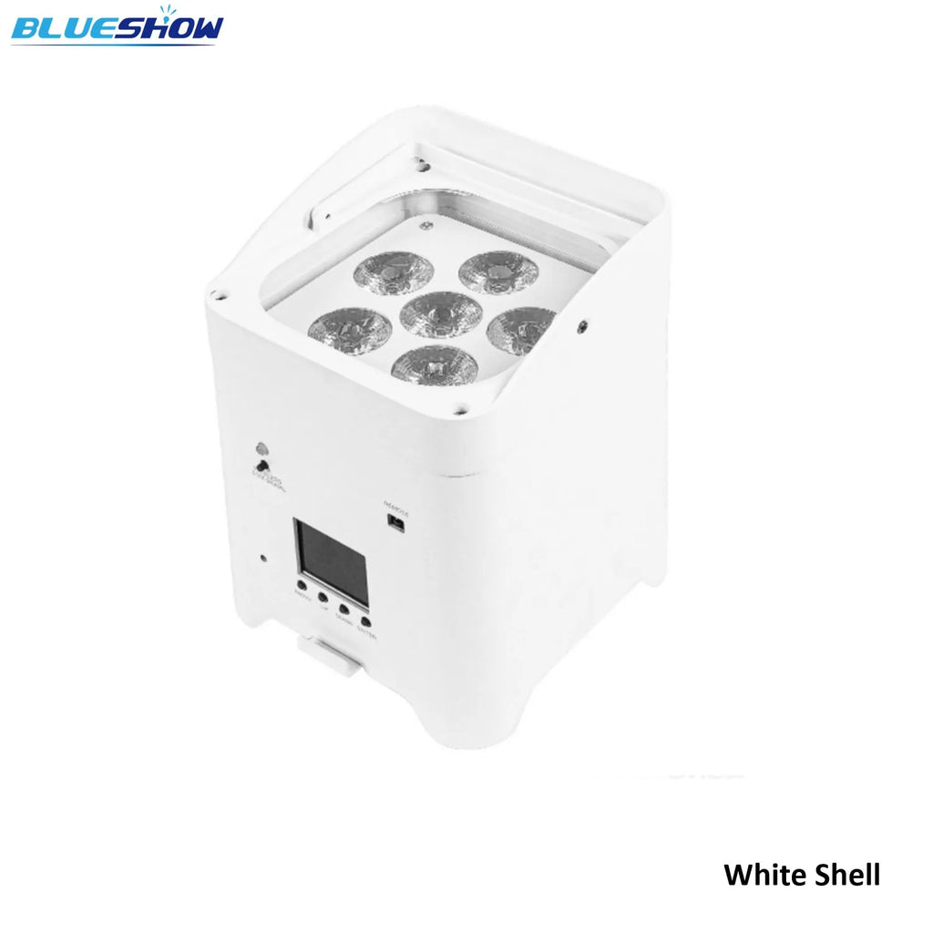 4 pcs Wireless Battery Par Lights with Bag 6x18W 6 in 1 Remote