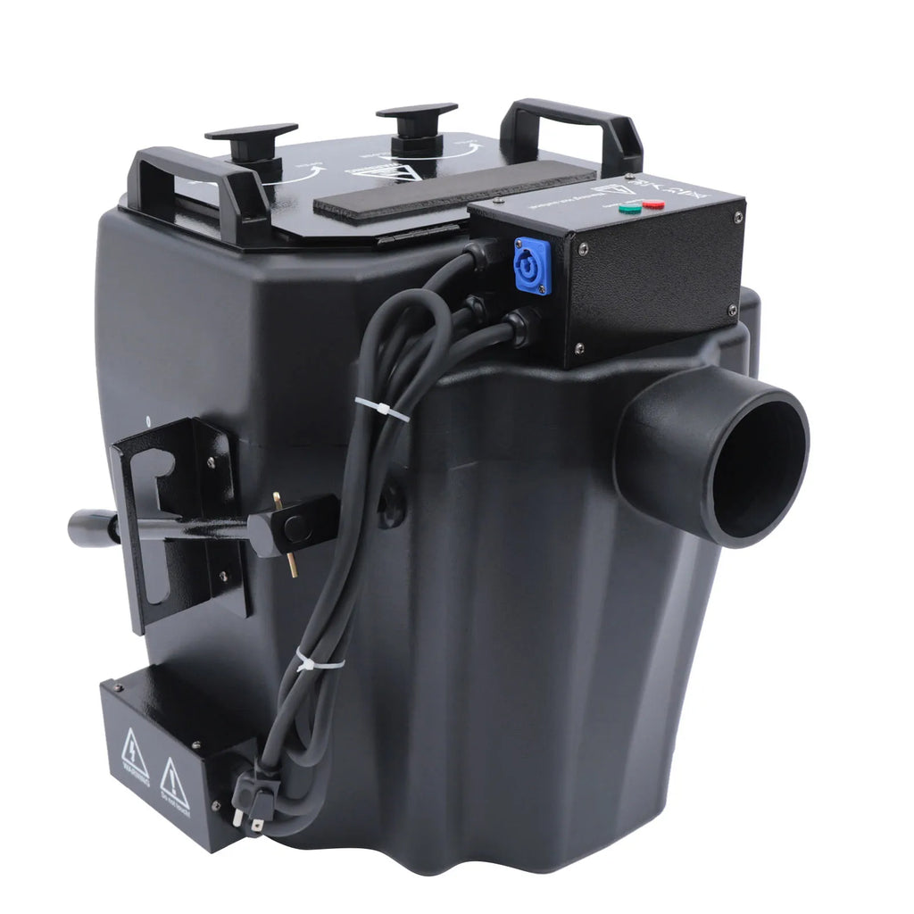 4000W Dry Ice Fog Machine Smoke Machine, 19L Water Tank 10kg Dry Ice Capacity 30-110℃ Temp Control