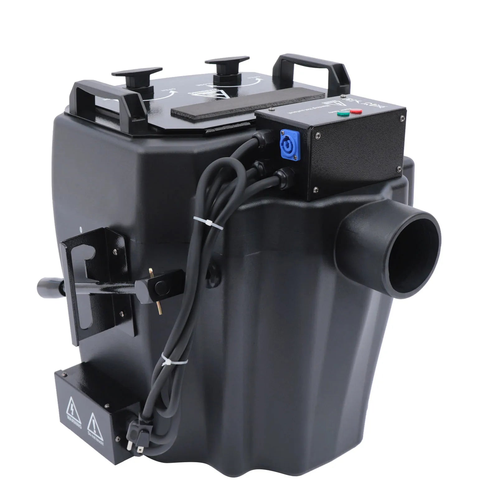 4000W Dry Ice Fog Machine Smoke Machine, 19L Water Tank 10kg Dry Ice Capacity 30-110℃ Temp Control