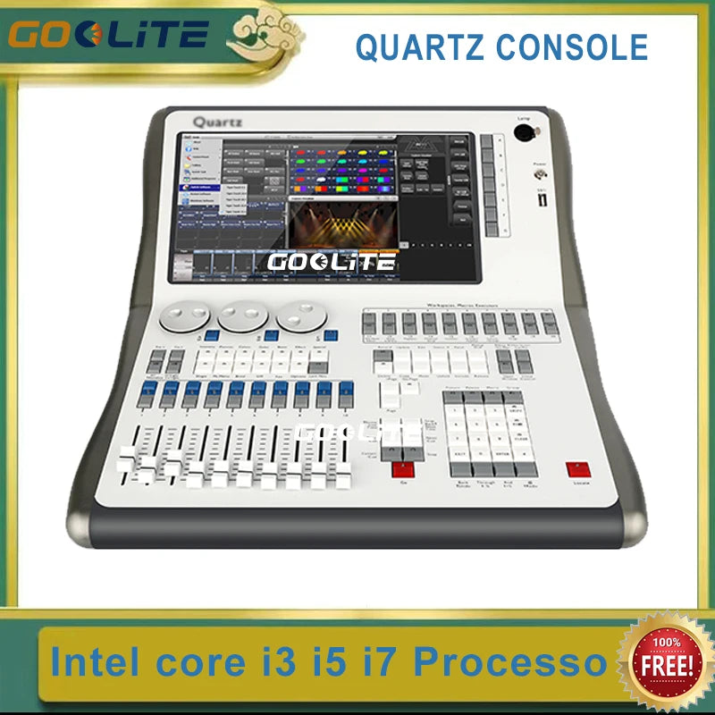 Quartz Dimming DJ Lighting Console — i5/i7 Controller for Moving Head, Beam, Spot & Wash Fixtures