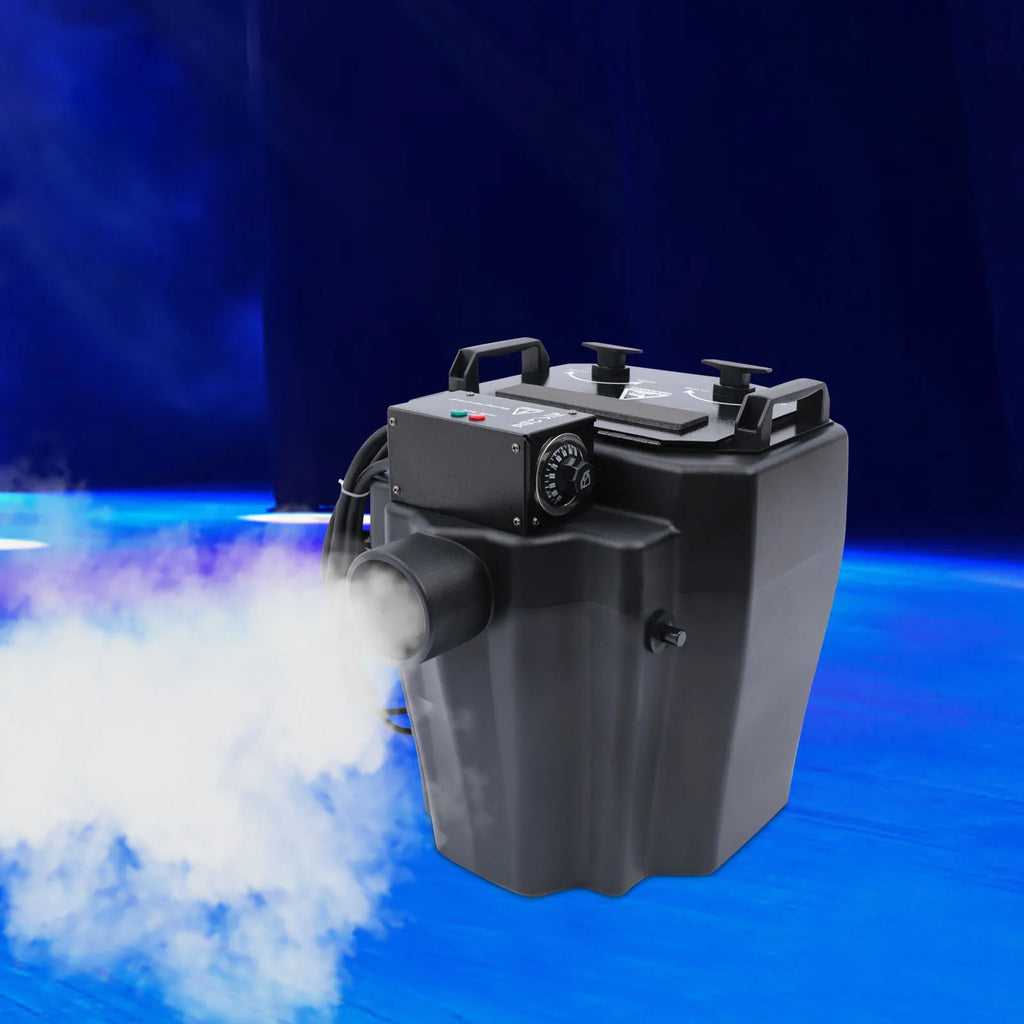 4000W Dry Ice Fog Machine Smoke Machine, 19L Water Tank 10kg Dry Ice Capacity 30-110℃ Temp Control