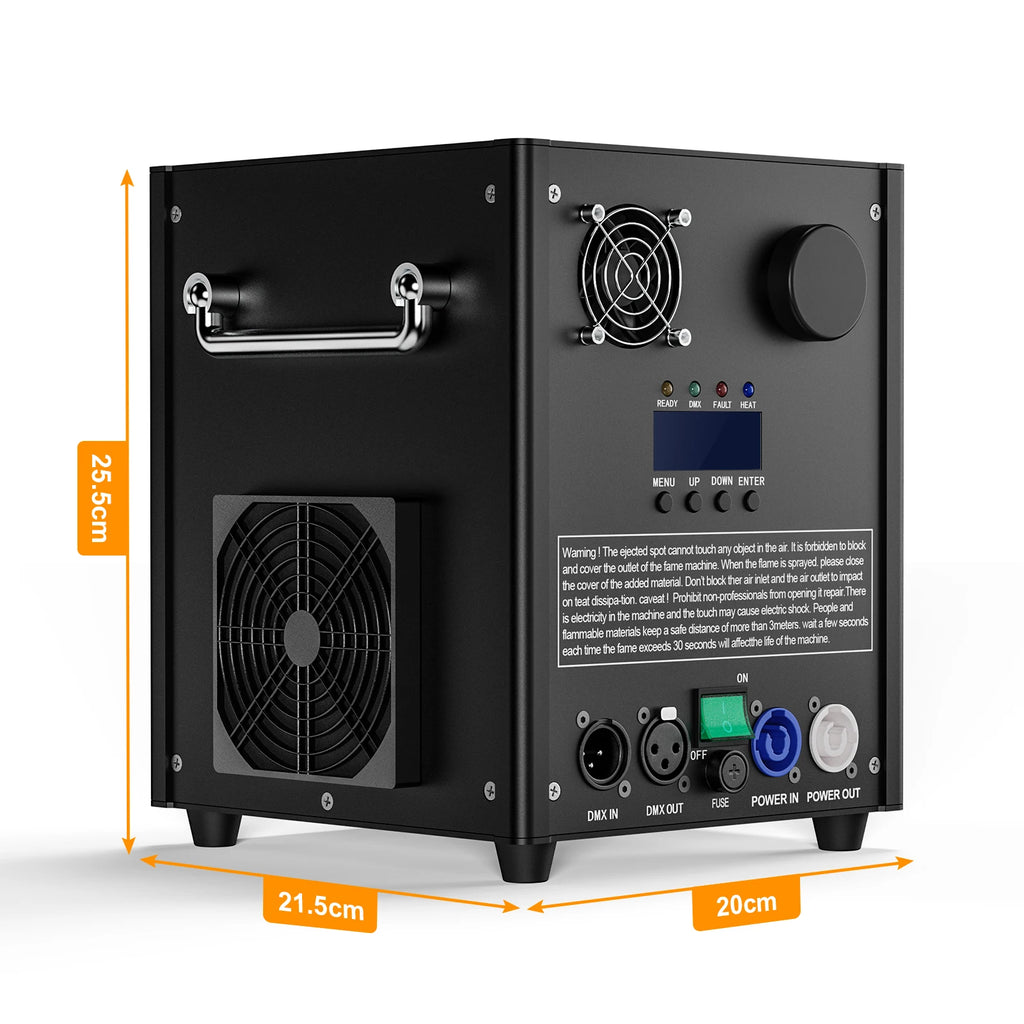 U`King 750W Cold Spark Machine — DMX Fountain Effect for Weddings & Stage