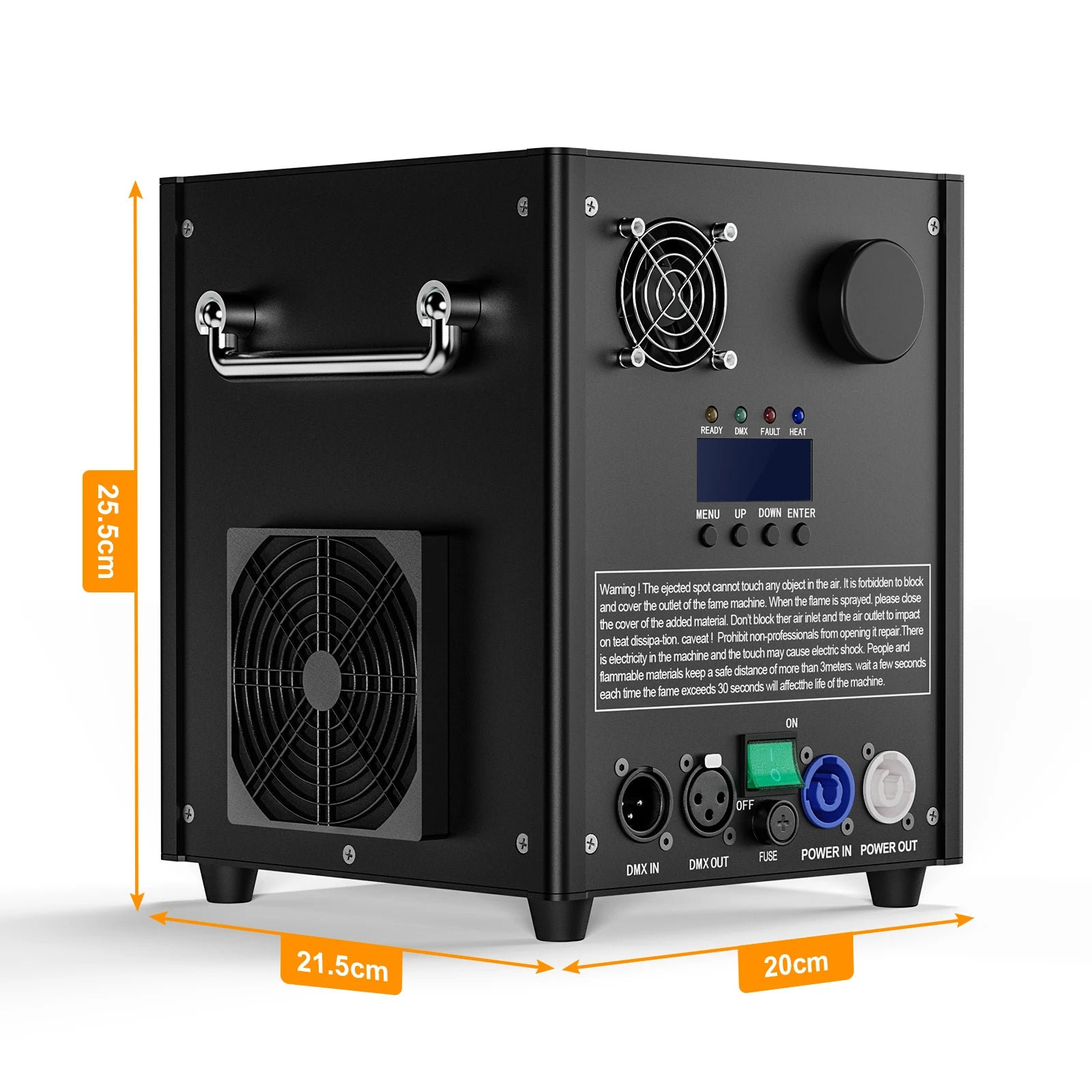 U`King 750W Cold Spark Machine — DMX Fountain Effect for Weddings & Stage