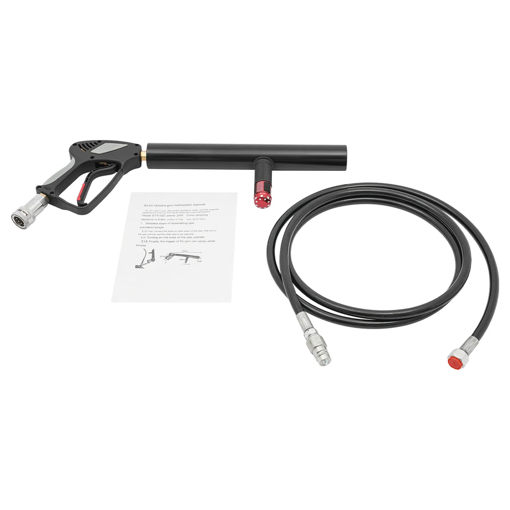 Handheld CO2 Jet Machine with 9.84ft Hose Mini CO2 Spraying Machine Smoke Machine Fog Gun Blower