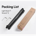 Heavy Duty 2.7M Metal Light Stand — Professional Tripod for Studio & Stage Lighting