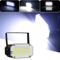 YUER 36 LED White Strobe Light — Sound Activated, Speed Control, Remote + Auto Modes (DJ/Disco/Party/Stage)