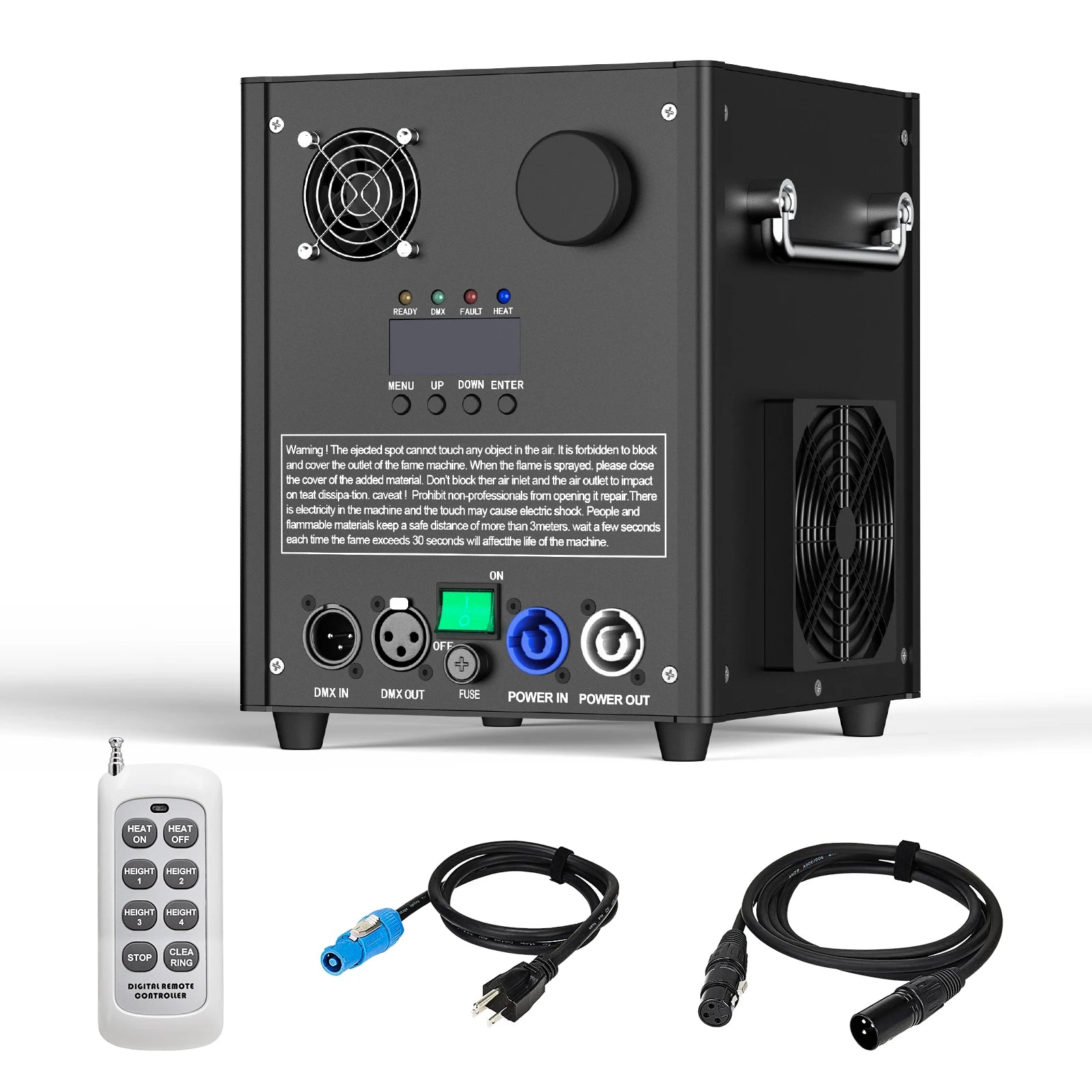 U`King 750W Cold Spark Machine — DMX Fountain Effect for Weddings & Stage