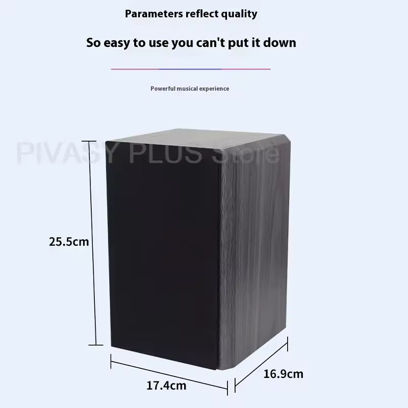 5.25 Inch Bookshelf Speaker 2 Way Passive Sound Box 91dB Sensitivity Loudspeakers 25Hz-20KHz For Home Theater Surround System DJ