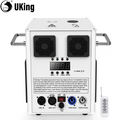 U`King Cold Spark Machine White — Wireless Remote & DMX for Weddings & Stage