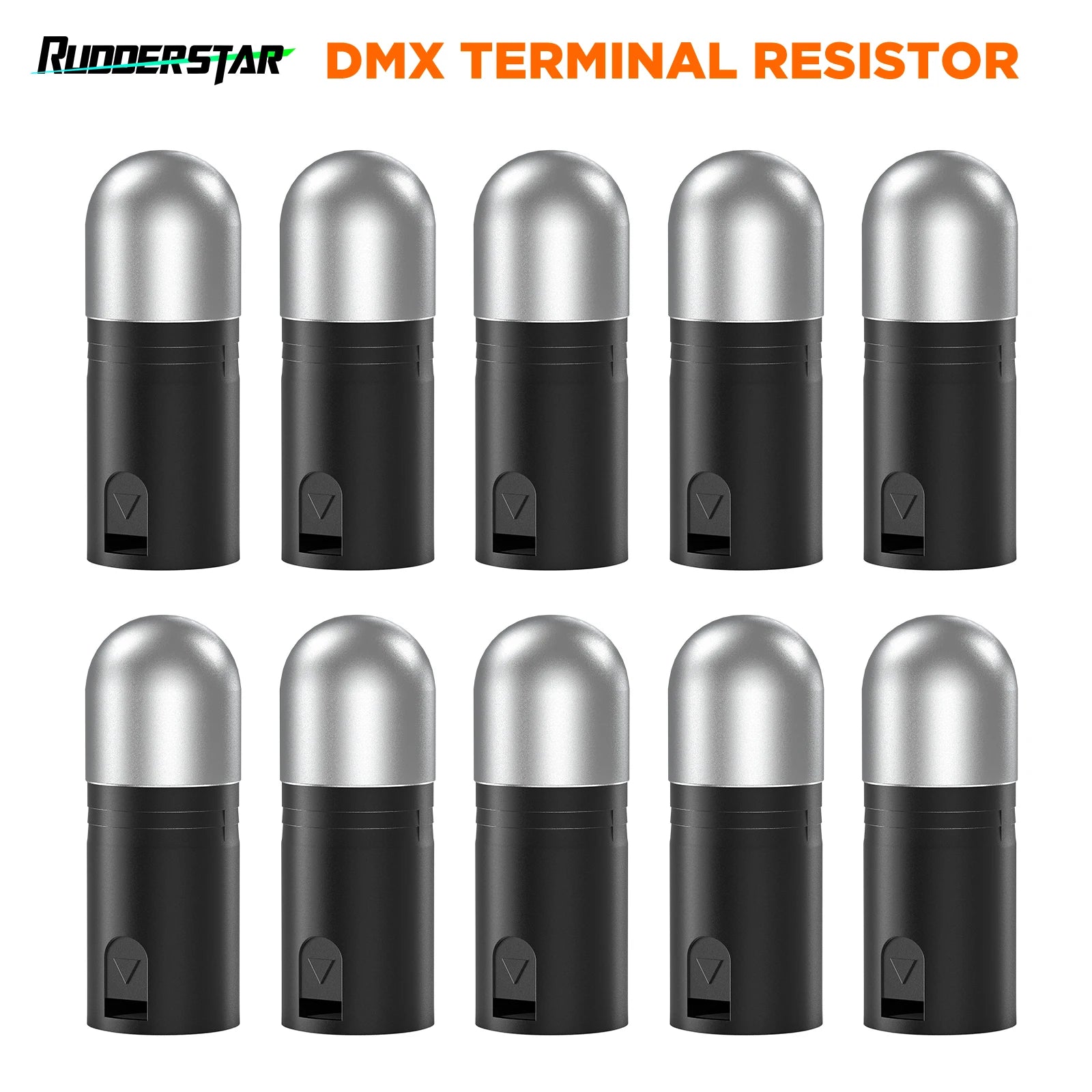 DMX Terminating Resistor 120 Ohm XLR 3-Pin — Signal Stabilizer for Stage Lighting (2/4/8/10 Pack)