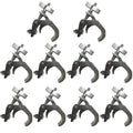 10 pcs Aluminum Alloy Stage Lights Hook Heavy Duty Light Clamp Holder f