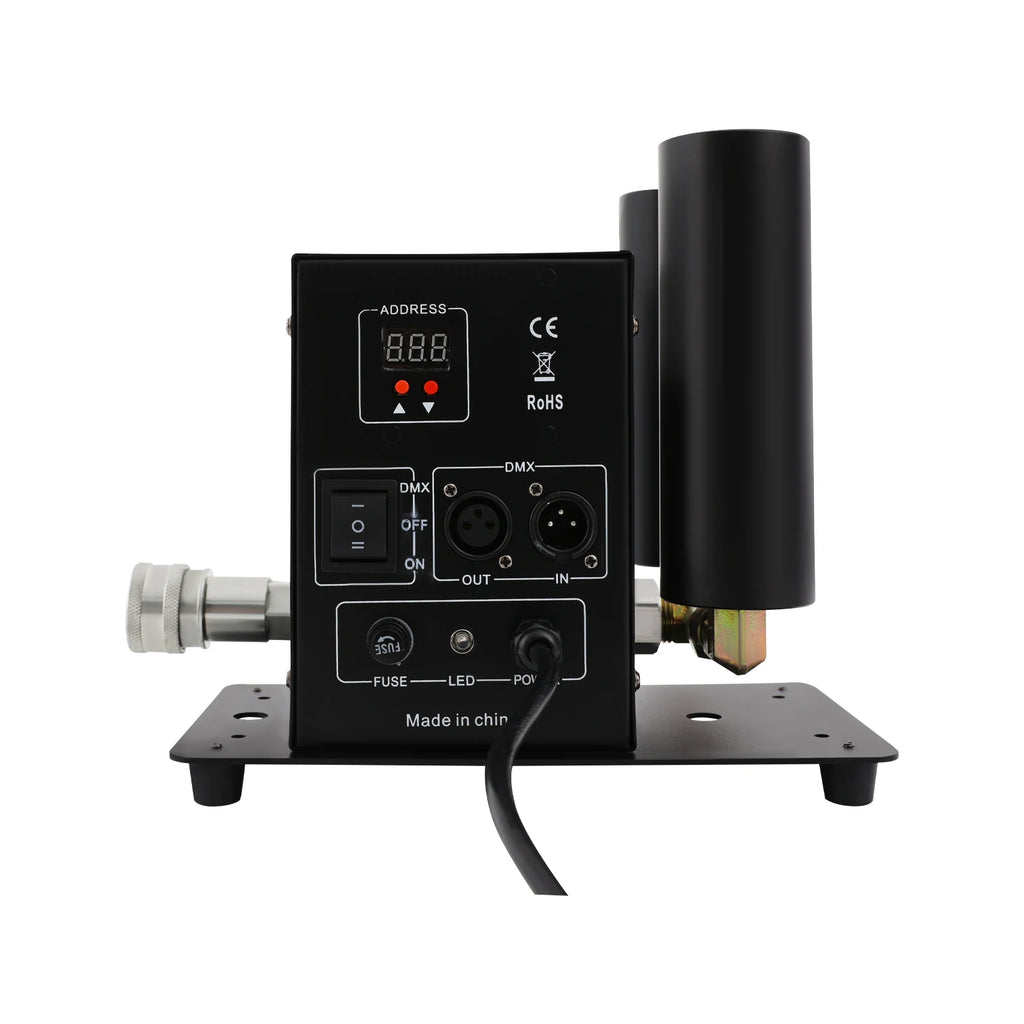 Dual-Nozzle CO2 Jet Fog Machine 150W — 20-26ft Blast for Concerts, Bars & Venues