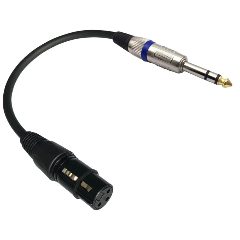 6.35mm TRS to XLR Female Balanced Audio Cable — Professional Interconnect for Studio, DJ & Live Sound [6 Lengths]