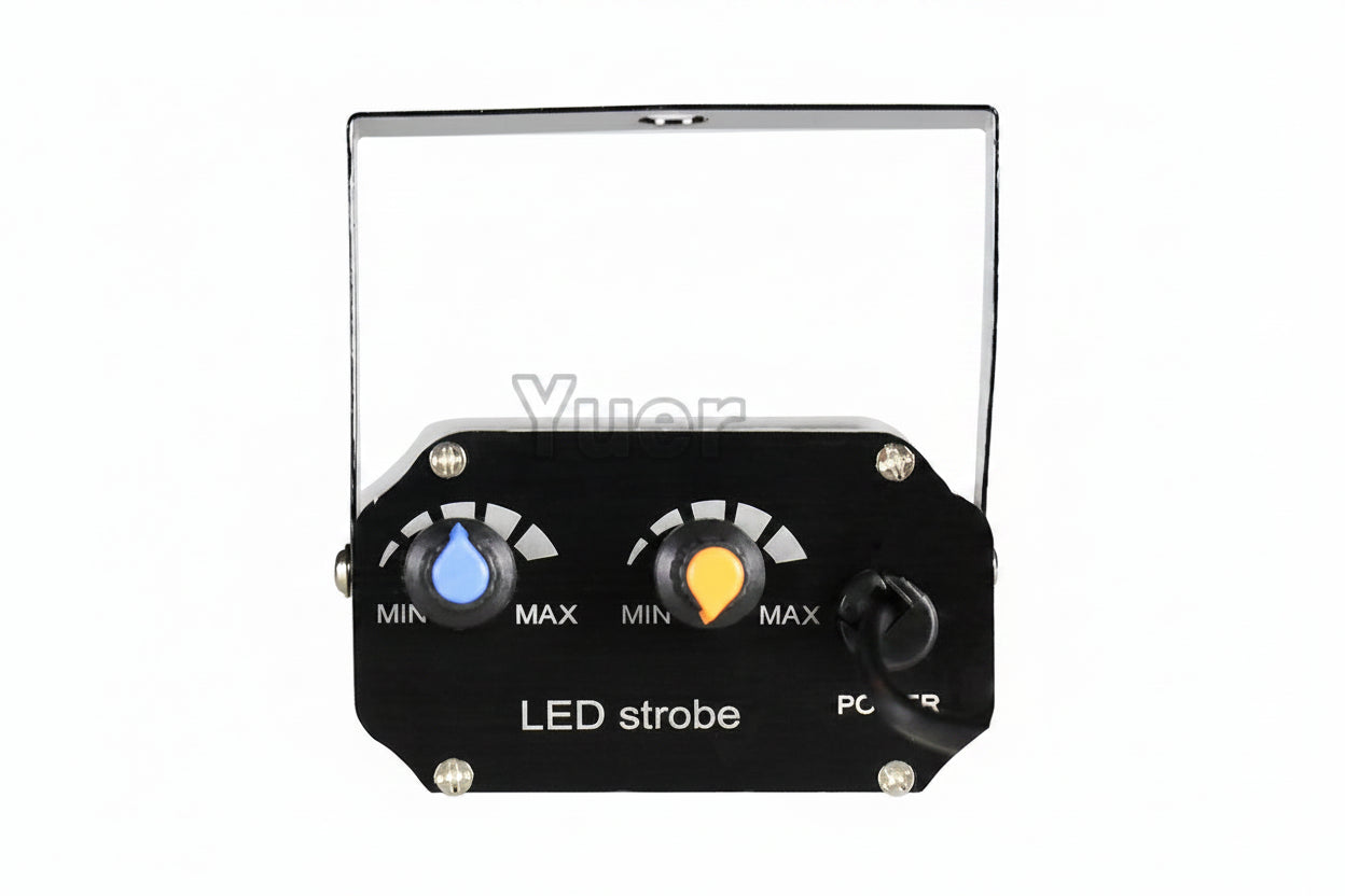 YUER 36 LED White Strobe Light — Sound Activated, Speed Control, Remote + Auto Modes (DJ/Disco/Party/Stage)