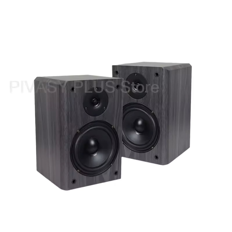 5.25 Inch Bookshelf Speaker 2 Way Passive Sound Box 91dB Sensitivity Loudspeakers 25Hz-20KHz For Home Theater Surround System DJ