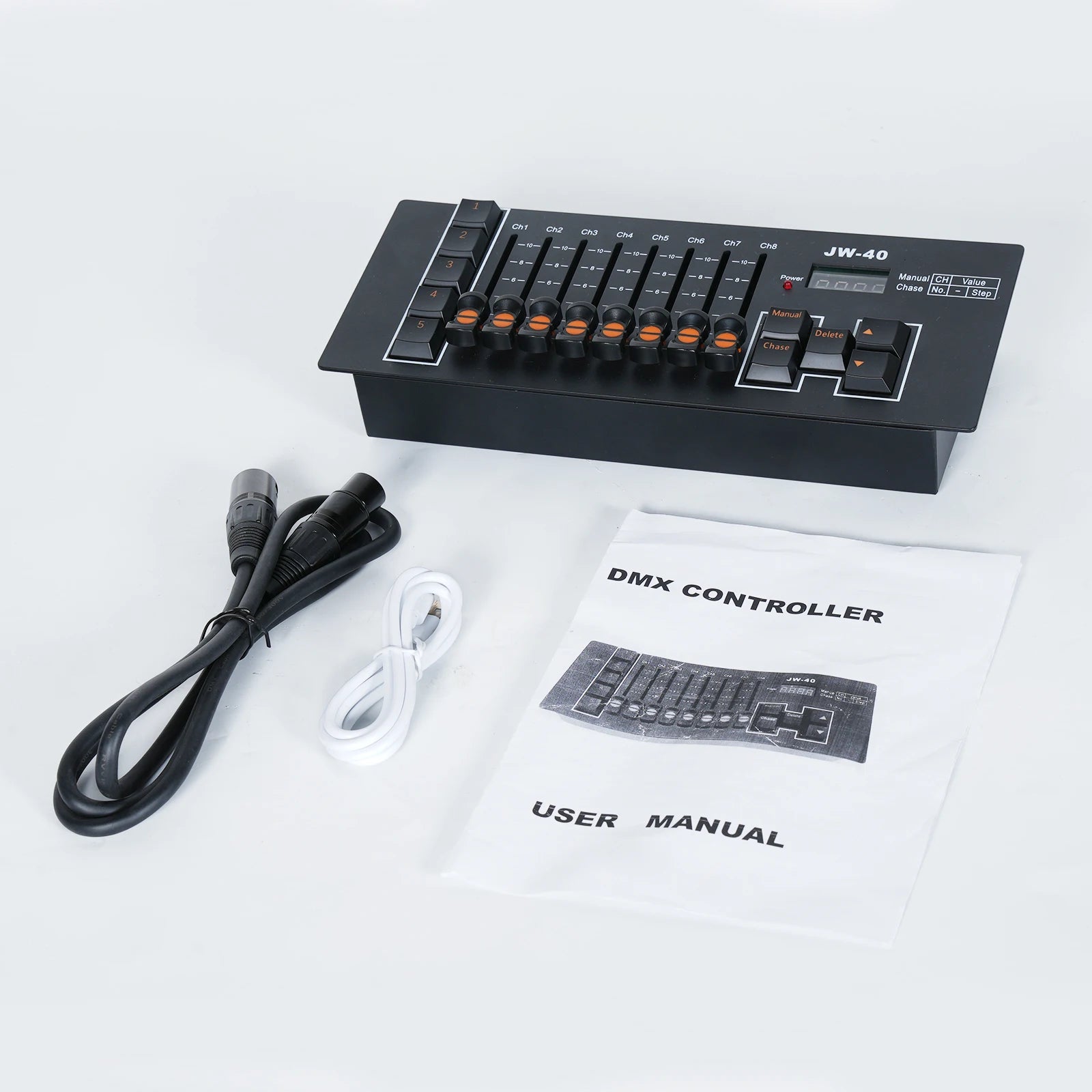 Fieryzeal Stage Light LED Mini DMX Controller — Compact DJ Light Console for Moving Heads & LED Par Lights