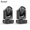 Somspot 2 Pcs LED Moving Head Lights 150W Stage Lighting Effect Projector RGB Pattern Light