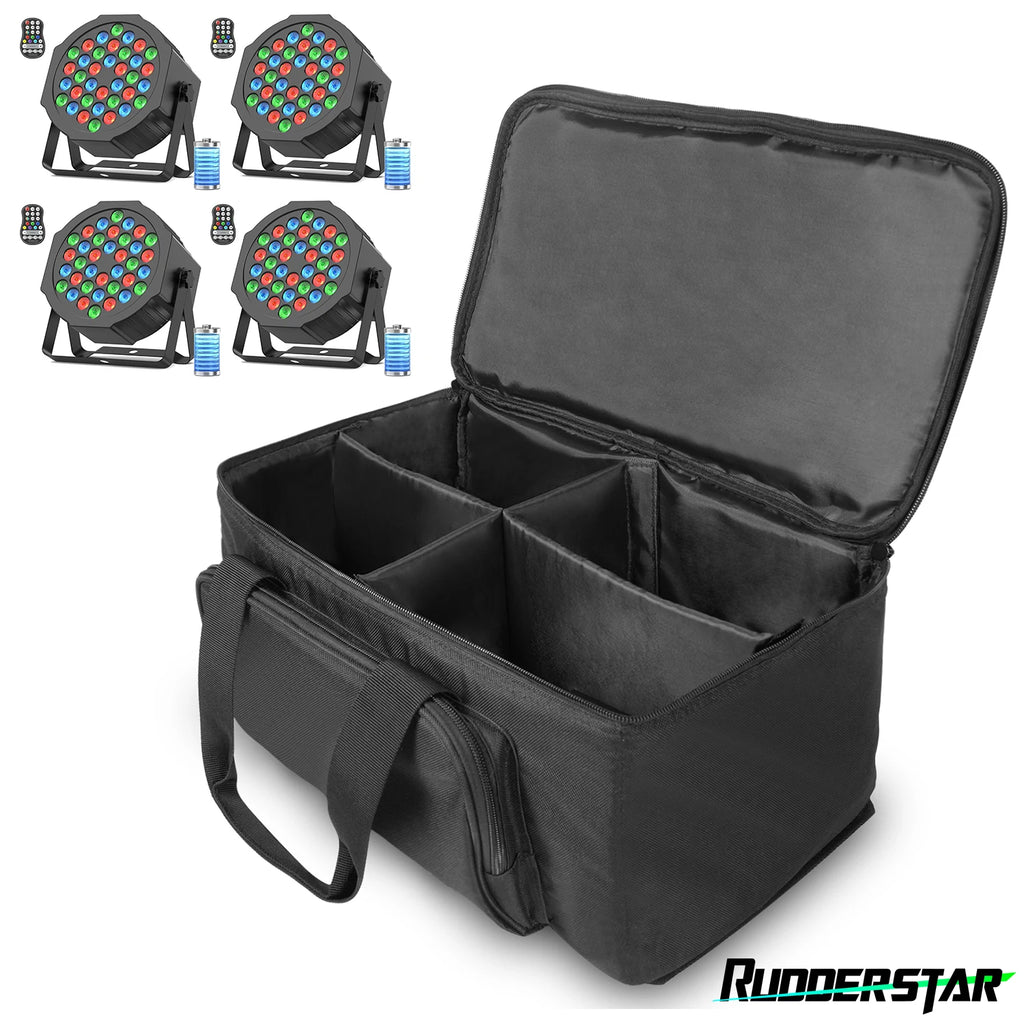 Par Light Bag Waterproof Storage Bag for（4）18*18*10CM Par Light Stage Lighting