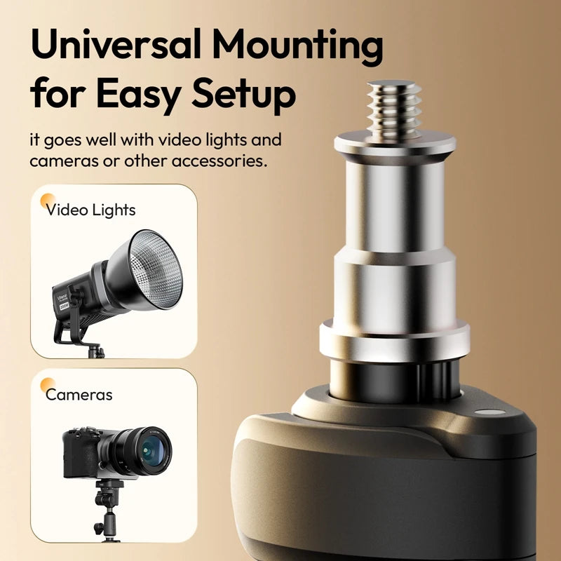 Heavy Duty 2.7M Metal Light Stand — Professional Tripod for Studio & Stage Lighting