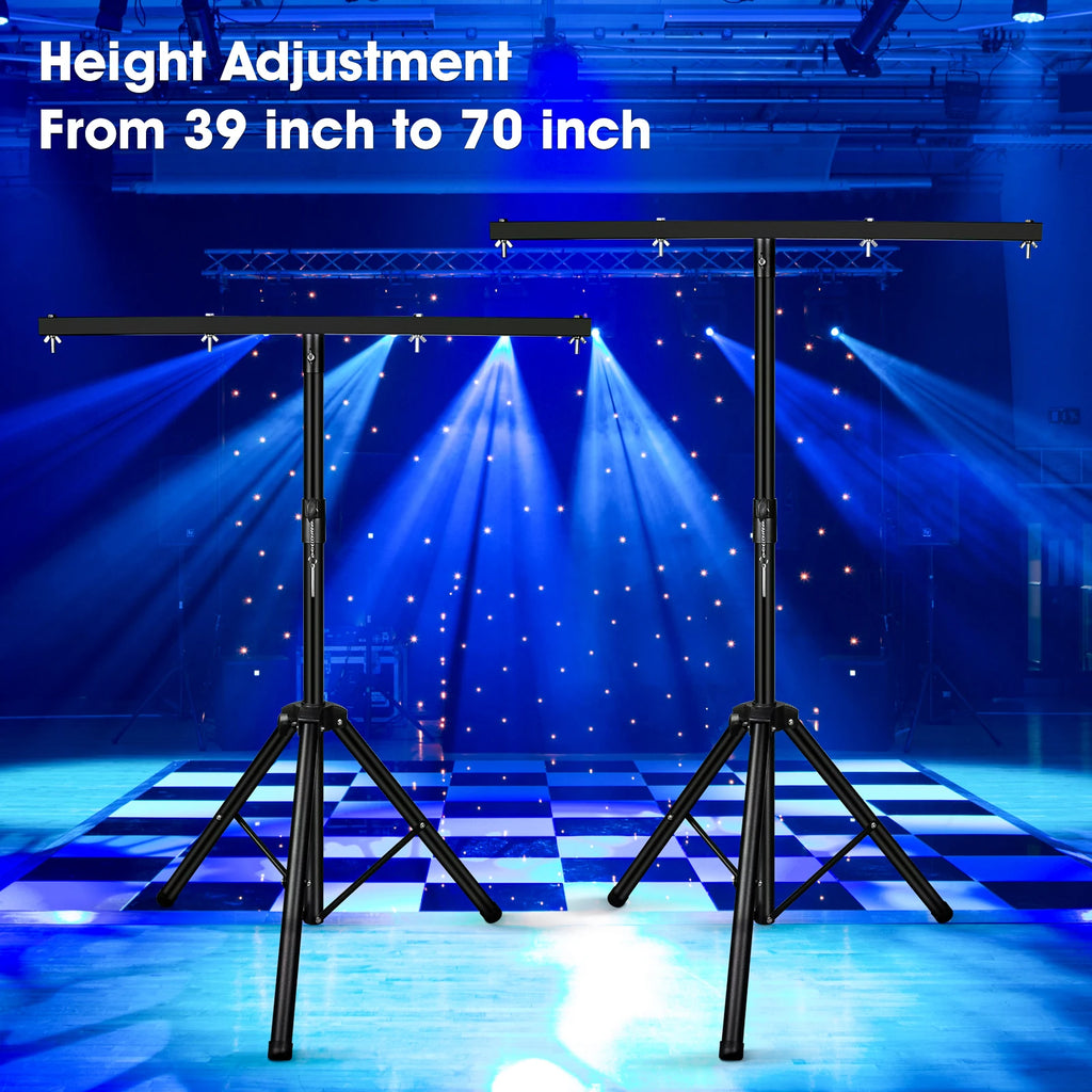 DJ Lighting Adjustable Tripod Stand Height Adjustment From 39inch to 70inch