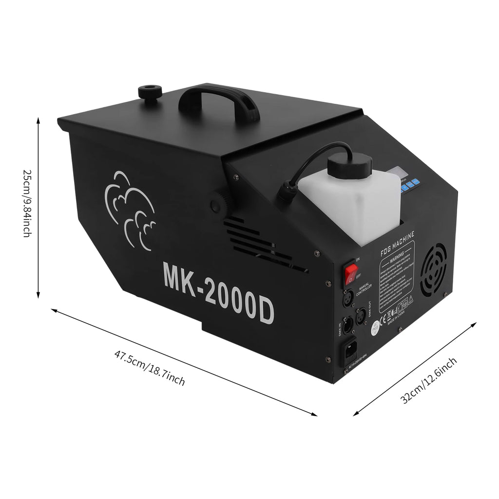 Low Lying Fog Machine  — DMX & Remote Control for Weddings & Stage