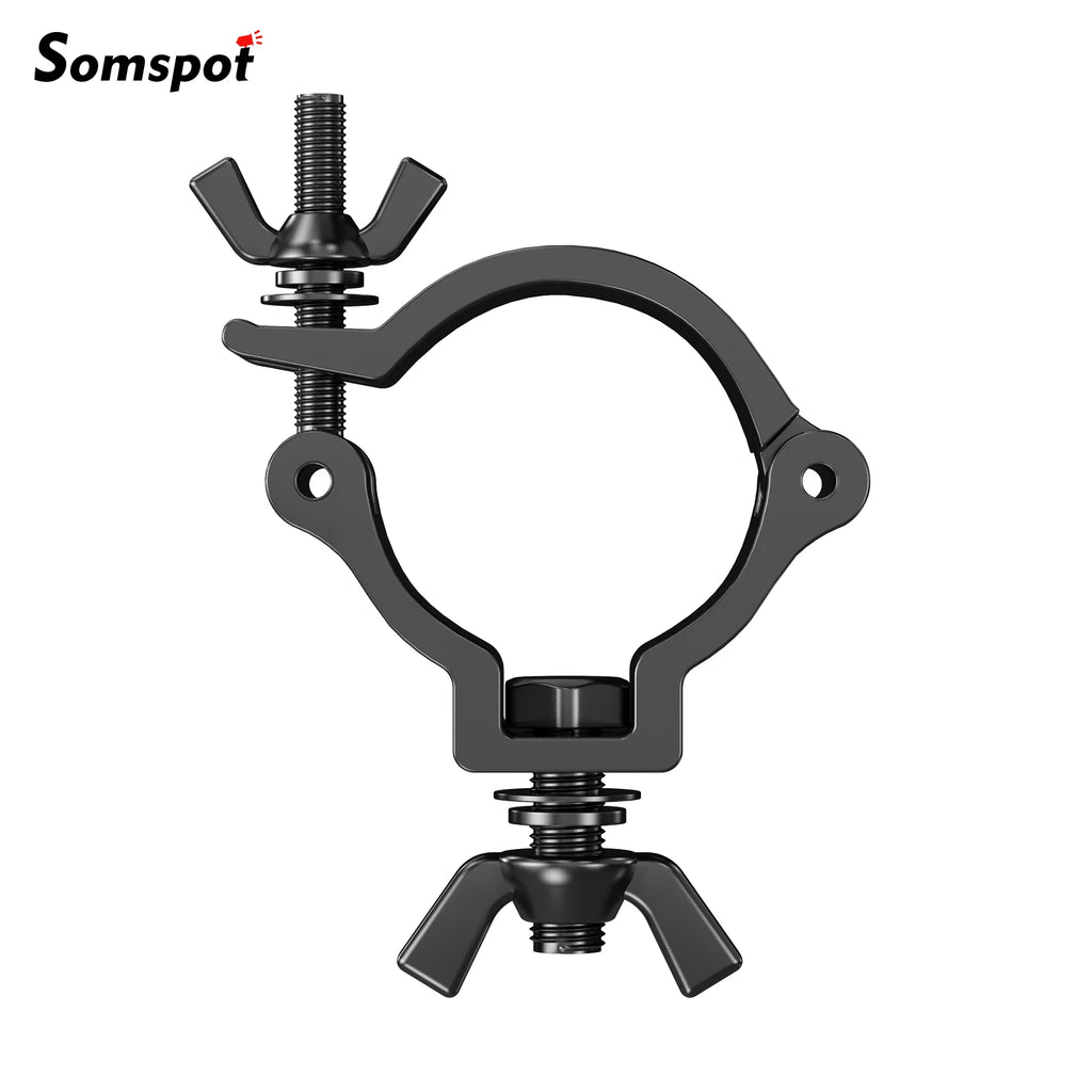8-Pack Aluminum Alloy Stage Light Clamp Hooks — Heavy Duty Brackets for Moving Heads & Truss