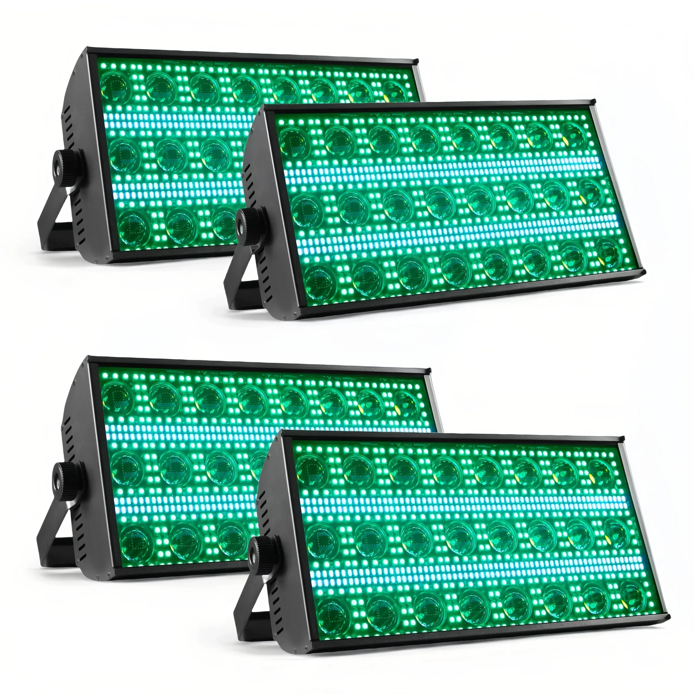 4-Pack 300W LED Beam & Strobe Stage Lights — Professional RGBW 4-in-1 Wash Lights with DMX512 & 67 Auto Effects