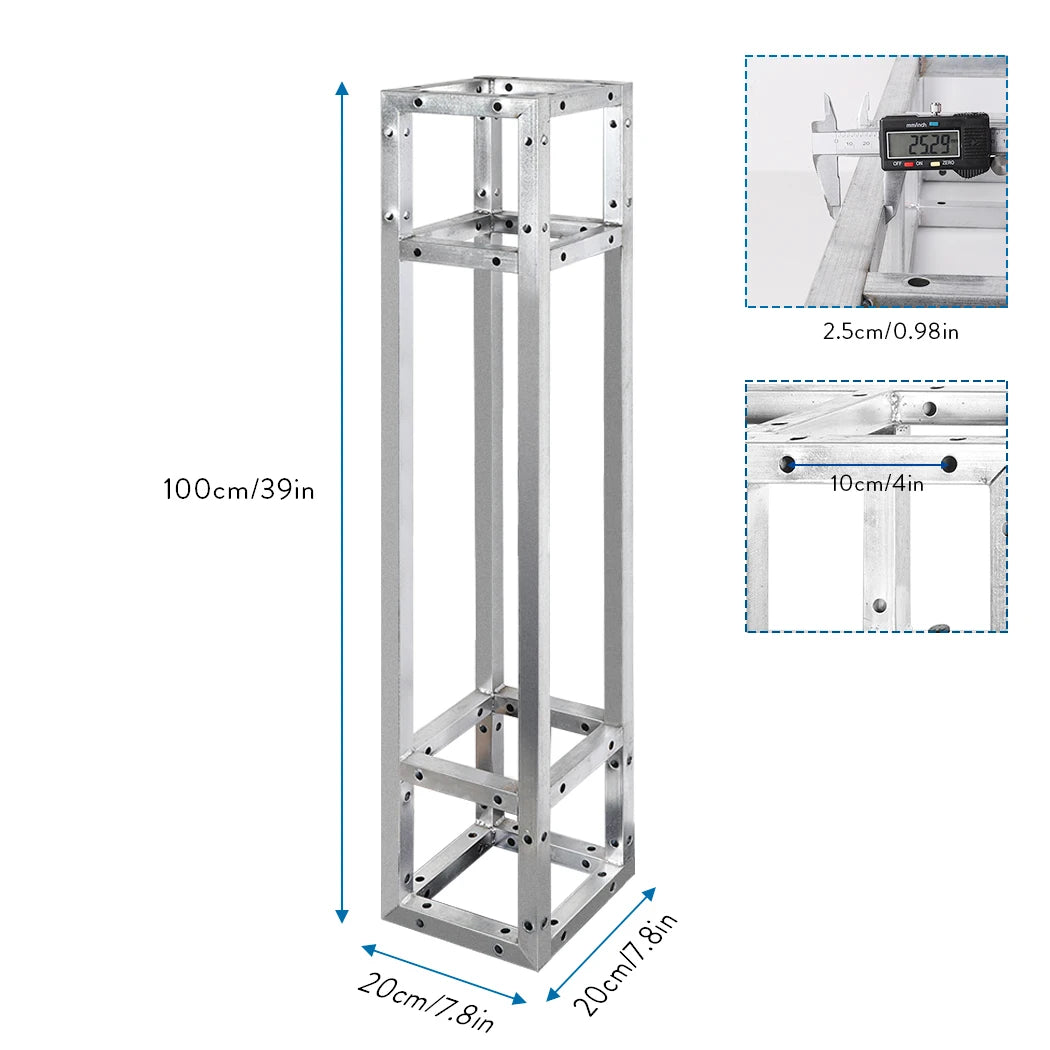 3 Pcs Set Iron Square Segments Truss Tower, Stage Club, DJ Lighting Frame, Perform Show Supports
