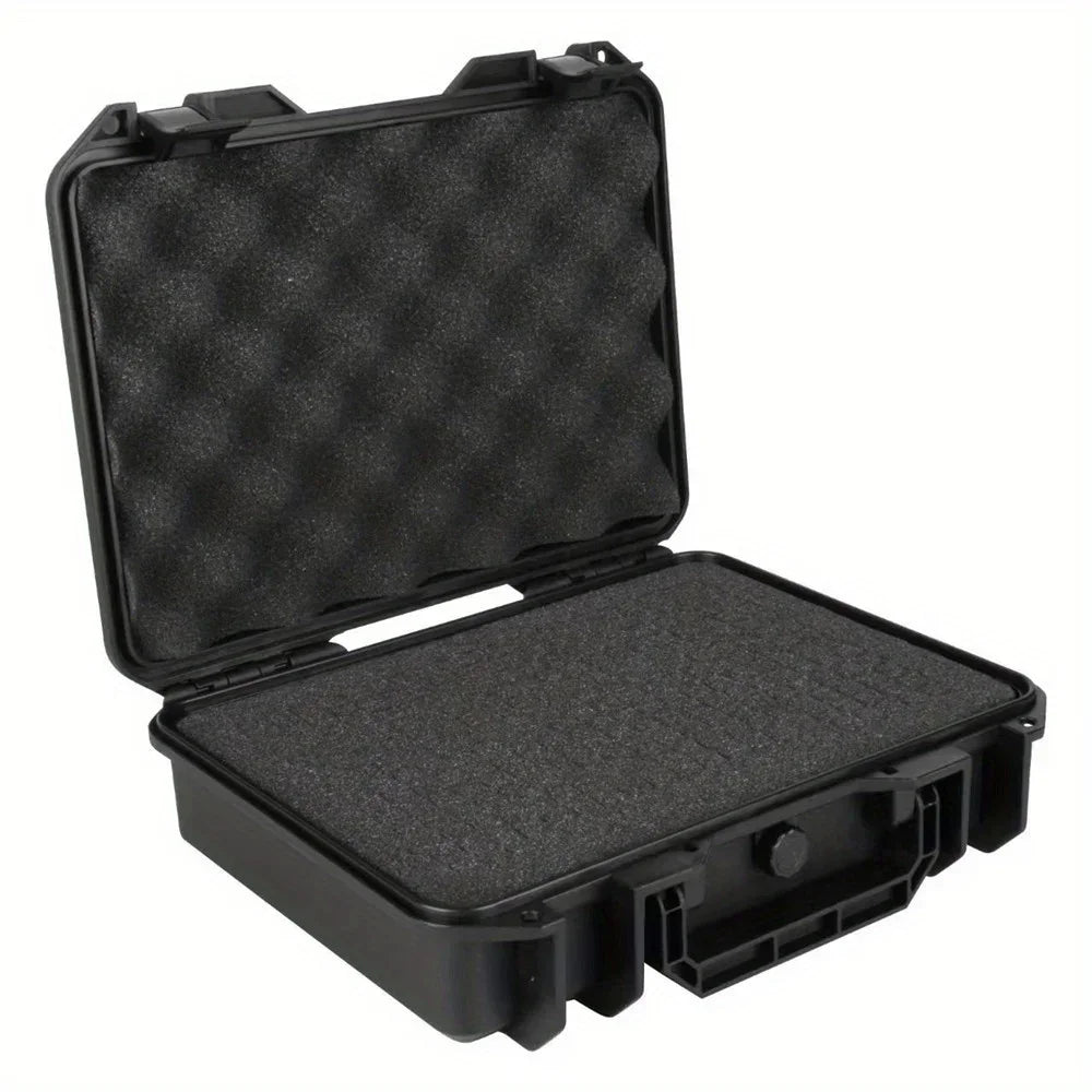 Waterproof Hard Carry Case with Pre-Cut Sponge — Impact Resistant Tool Storage Organizer (4 Sizes)