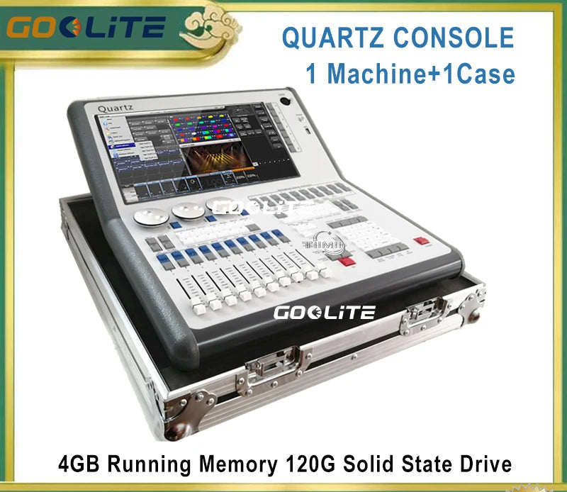 Quartz Dimming DJ Lighting Console — i5/i7 Controller for Moving Head, Beam, Spot & Wash Fixtures