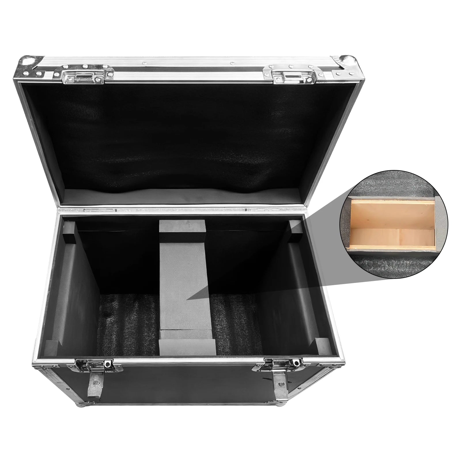 Heavy-Duty Flight Case for 2x 250W Moving Head Beam Lights — Airline-Grade Touring Case with Wheels