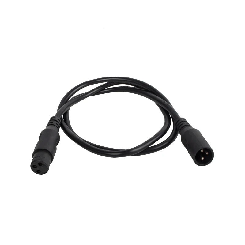 SHEHDS DMX 3-Pin XLR Cable — Professional Stage Light Signal Cable [Rubber or Iron] [Select Length: 1m–10m]