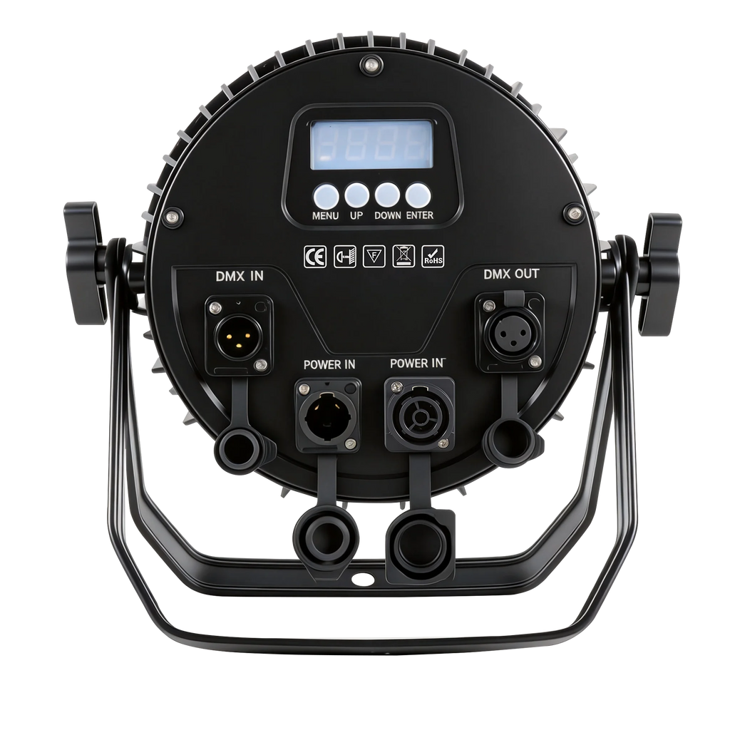 200W Outdoor Waterproof LED Par Light — RGBWA+UV 6-in-1 DMX Stage Light