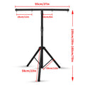 Datewink T-Bar Tripod Stand — Professional Adjustable DJ Light Bracket for LED Par Cans & Stage Lighting Fixtures