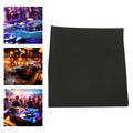 Professional DJ Display Stand Scrims Booth Facade 47.6x45.3x23.6 Inch - Portable DJ Booth Cover with Black Oxford Cloth for Club
