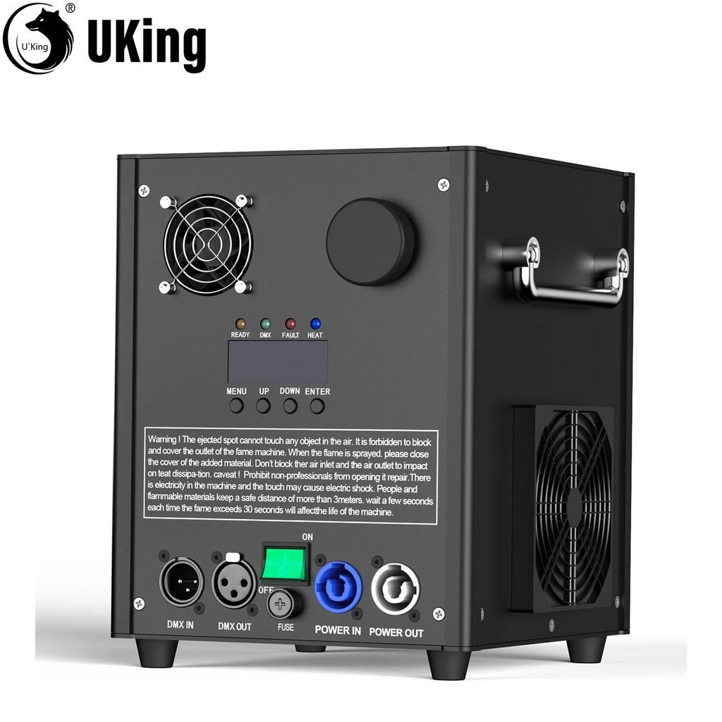 U`King 750W Cold Spark Machine — DMX Fountain Effect for Weddings & Stage