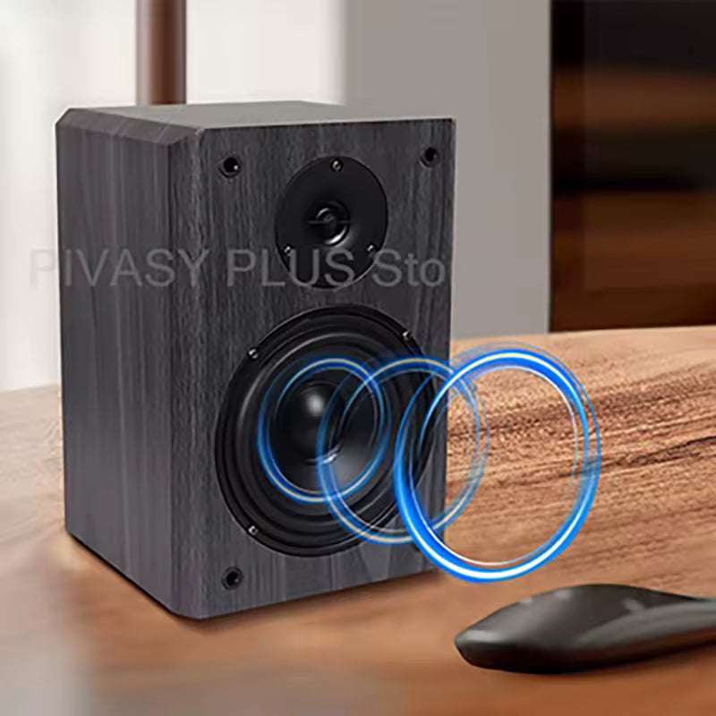 5.25 Inch Bookshelf Speaker 2 Way Passive Sound Box 91dB Sensitivity Loudspeakers 25Hz-20KHz For Home Theater Surround System DJ