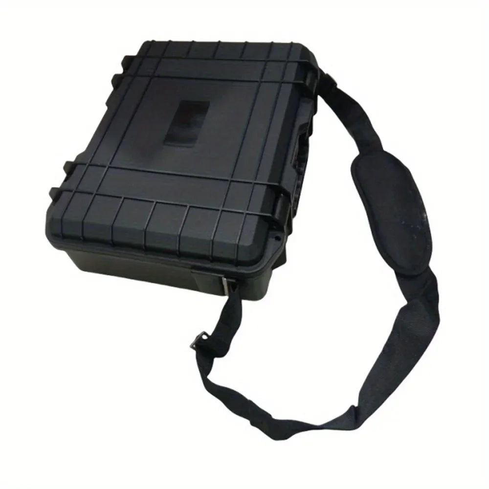 Waterproof Hard Carry Case with Pre-Cut Sponge — Impact Resistant Tool Storage Organizer (4 Sizes)