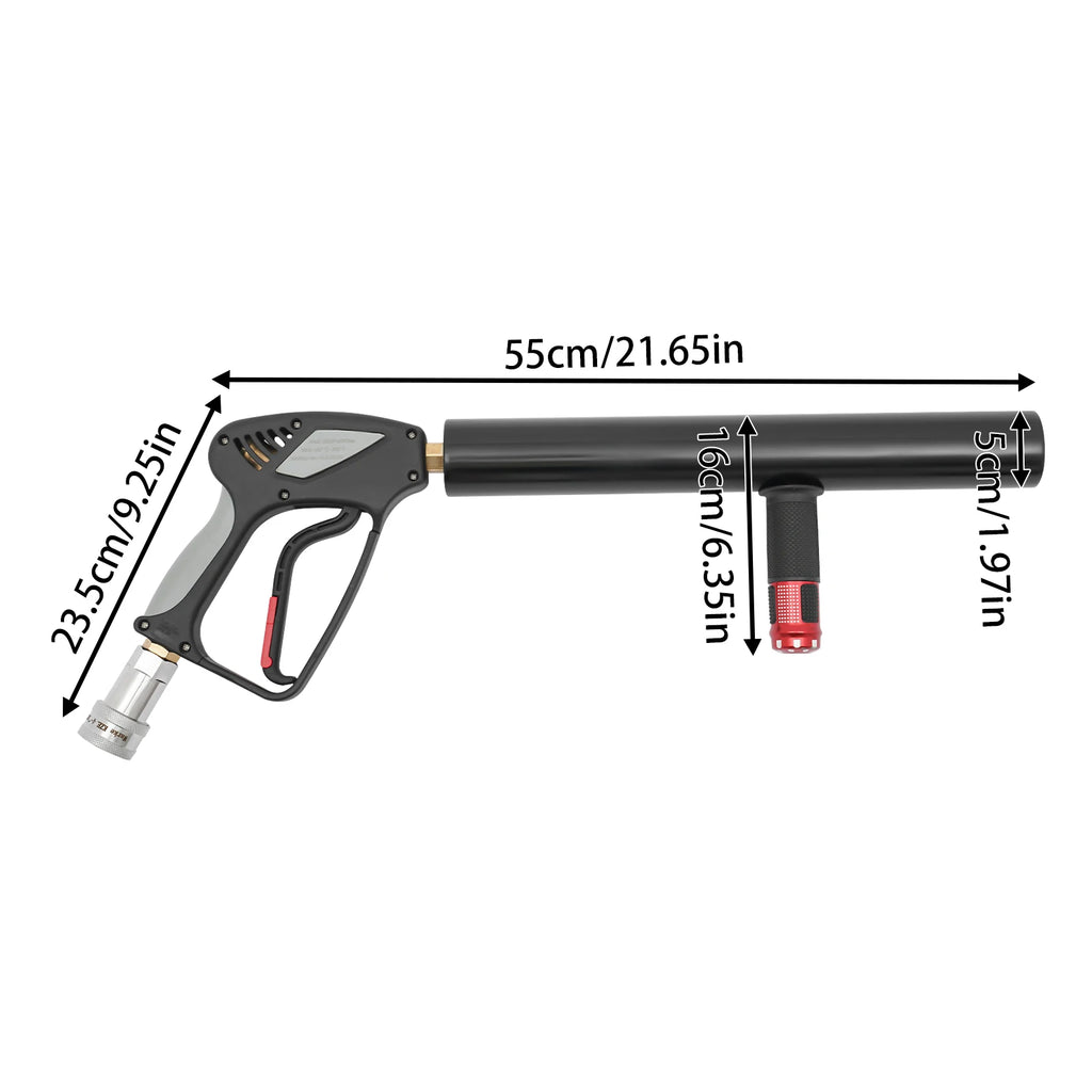 Handheld CO2 Jet Machine with 9.84ft Hose Mini CO2 Spraying Machine Smoke Machine Fog Gun Blower