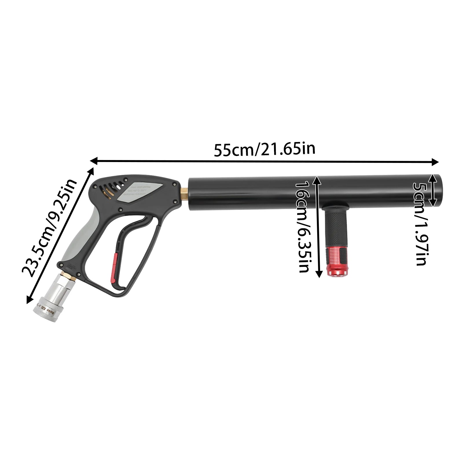 Handheld CO2 Jet Machine with 9.84ft Hose Mini CO2 Spraying Machine Smoke Machine Fog Gun Blower