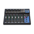 Bluetooth Portable 7-channel Audio Mixer with USB DJ Sound Mixing Console