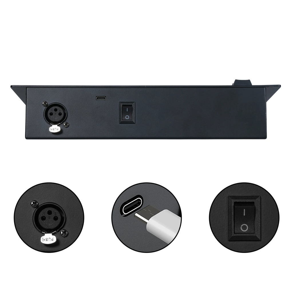 Fieryzeal Stage Light LED Mini DMX Controller — Compact DJ Light Console for Moving Heads & LED Par Lights